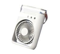 Tabletop Evaporative Air Chiller Rechargeable Misting Fan, Five Modes, Carry Handle, Study Dorm Comfort Tabletop Evaporative Fan Quiet Warm Weather Study Bedside Travel Camp Mist Room