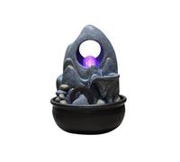 Tabletop Fountain Fortune Circulation Running Water Ornaments Desktop Small Fountain Upscale Water Features to Feng Shui Indoor Fountain