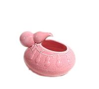 Tabletop Fountains Tabletop Fountain Creative Fish Tank Small Gourd Desktop Fountain Ceramic Chinese Minimalist Desktop Ornaments Exquisite Decoration (Color : A, Size : 4.7 * 6.6in)