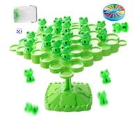 Tabletop Frog Balance Tree Game - Educational Stacking Puzzle, Instructional Family Board Game | Cognitive Skill Development | Balance Challenge Learning Games For Boys Girls Adults Travel Party Night