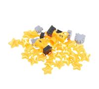 Tabletop Game Accessories Set with Star Tokens Pieces Pla Material | Smooth Edges and Markings, Promotes Collaboration, Universal Size, Sturdy for Repeated Use