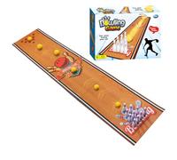 Tabletop Game, Ball Sport Set, Curling and Bowling Mini Game for Kids, Teens, and Friends, Perfect for Parties, Classrooms, Dorms, Apartments, Living Rooms, Encouraging Fun, Competition