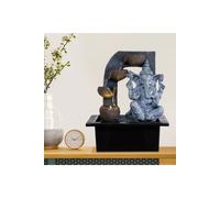 Tabletop Ganesha Water Fountain Decor Living and Home Grey One Size