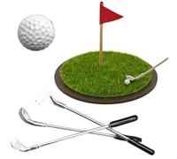 Tabletop Golf Game - Portable Putting Green Toy, Mini Golf Set, Desktop Practice Mat, Putting Trainer | Golfer, Employee, Office, Relaxation, Home Entertainment, Recovery, Stress Relief