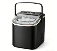 Tabletop Ice Maker, Home Ice Maker, Low Water Reminder, Infrared Full Ice Detection, Ideal for Offices and Dormitories