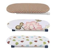 Tabletop Ironing Board, Ironing Boards with Folding Legs, Foldable Space-Saving Mini Ironing Board Sleeve Cuffs Collars Handling Table for Sewing, Craft Room, Household, Dorm (peony)