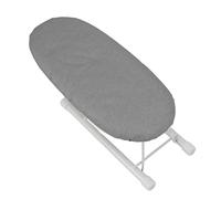 Tabletop Ironing Board with Folding Legs, Foldable Space Saving Mini Ironing Board Sleeve Cuffs Collars Handling Table for Sewing, Craft Room, Household, Dorm(Grey)