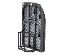 Tabletop Ironing Board with Iron Holder, RAINHOL Small Folding Ironing Board with Cover and Pad, Portable Compact Mini Iron Table for Home & Travel, Black