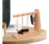 Tabletop keyHolder Rack - Wooden Organizer, Multi-Hook Stand, Compact Design Tabletop keyRack | keyAnd Small Item Storage for Home Jewelry, Accessories, Decorative Organizer