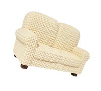 Tabletop Living Couch for Doll House Rooms, LARGE