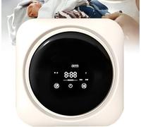 Tabletop Mini Drum Washing Machine, 3.5L Fully Automatic Washer-Dryer, Stainless Steel Inner Barrel, Smart Operation, for Socks, Baby Clothes, Small Items,N