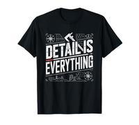 Tabletop Miniature Painter Detail Brush Magnifying Glass T-Shirt