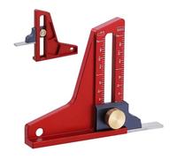 Tabletop Miter Gauge for Router - Table Saw Height Gauge 4.5" x 0.6", Stable Base Design | Personified Accuracy | Alumini Alloy Imperial Miter Gauges