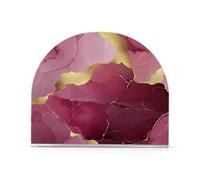 Tabletop Napkin Holder 1 Pack 4mm Thick Acrylic Space-Saving Modern Design Luncheon & Cocktail Napkin Holder Kitchen & Dining Table Easy to Clean Marble Blush Burgundy