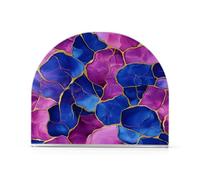 Tabletop Napkin Holder 2 Pack Holds 50-60 Napkins Double-Sided Printed Luncheon & Cocktail Napkin Holder Home & Kitchen Use Sturdy & durables Marble Royal Blue Hot Pastel