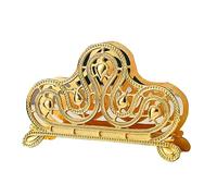 Tabletop Napkin Holder Dispenser Stand Dinner Table Organizer Dining Table Gold Zinc Alloy Paper Towel Clip Tabletop Holder