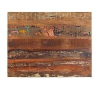 Tabletop Natural Mango Wood 70x90cm 15-16mm Polished Rustic Rectangular Top 2pcs
