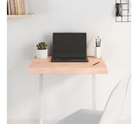 Tabletop Natural Solid Oak 60x50x6cm Untreated Live Edge Handmade Board Rustic