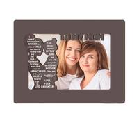 Tabletop Photo Display Stand Wooden Frame for Father's Day Home Decor with Sturdy Construction Family Photo Holder Classic Style Desk Accessory Gift Frame for