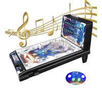 Tabletop Pinball Machine, Electronic Desktop Ball Shooting Toy, Parent-Child Puzzle Pinball Game, Birthday Party Gift With Scorer, Light And Sound
