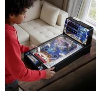 Tabletop Pinball Machine Electronic Pinball Toy with Light Sound and Scorer Mini Arcade Pinball Ball Shooting Game for Kids