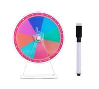 Tabletop Prize Turn Plate Erasable Reusable Fortunes Wheel Lucky Draws Rotating Tabletop Lottery Machine Turn Plate Prize Game Lucky Draws