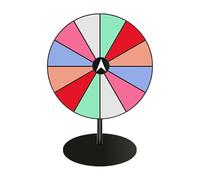 Tabletop Prize Turntable Erasable Reusable Fortunes Wheel Draws Roulette Wheel Tabletop Lottery Machine Turntable Wheel Prize Spinnings Game Draws Roulette Wheel