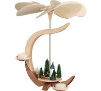 Tabletop Pyramid C Shape Motif Hunter Gnome WxHxD =27x30x27cm NEW Christmas