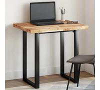 Tabletop Rectangular Solid Acacia Wood Oil Finish 80 x 60 x 4 cm NaturalTop