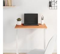 Tabletop Rectangular Solid Beech Wood 60x40x1.5cm Brown Side or Bar Table Top