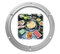 Tabletop Rotating Plate, Aluminum Lazy Susan Turntable Bearing Multiple Sizes for Glass Granite(15 inches (390mm))