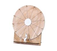 Tabletop Roulette Wheel - 11 Inch Wooden Spins Game, Exciting Prize Spinner, Engaging Family Event Accessory | Ideal Activity For Classroom Parties Holiday Gatherings Kids Teens Carnival Trade