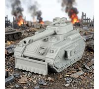 Tabletop RPG Game Terrain Vehicle Props Heavy Armored Tank C -UK AF1204C | 28mm Unpainted 1:56 Scale Plastic War Machine Miniature for Battle Maps and Sci-Fi Terrain Scenery