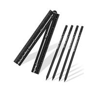 Tabletop RPG Range Ruler - Foldable Aluminum Combat Measuring Tool for Daggerheart & Wargames | 13 Inch Distance Bar with Pencil Set | GM Tool & Gift for Gamers