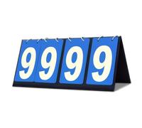 Tabletop Scoring Board Sports Scoreboard Score Counter Easily Flipping Scores Keeper For Table Tennis Basketball Football Sports Competition Score Board Indoor Outdoor Basketball Football Baseball