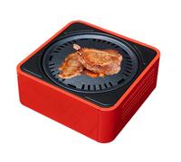 Tabletop Smoker Grill,Charcoal BBQ Grill - Portable Charcoal Stove for Outdoor,Small Charcoal BBQ Grill for Outdoor for Home, Garden and Indoor