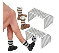 Tabletop Soccer Board Game Set, Interactive Mini Football Desk Game, Educational Sports Strategy Toy for Kids and Adults, Fun Family Party Play for Home Office Travel Camping and Social Gatherings