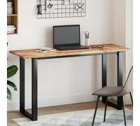 Tabletop Solid Acacia Wood Oil Finish 120x50x2 cm Rectangular Bistro Desk Dining