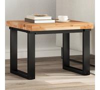 Tabletop Solid Acacia Wood Square 50x50x4 cm Oil-Finished Thick 4cm Worktop Pro