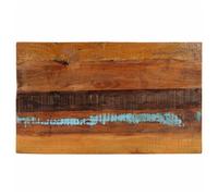 Tabletop Solid Mango Wood 60x100cm 25-27mm Polished Rustic Natural Finish Unique