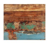 Tabletop Solid Mango Wood 60x70cm Rustic Brown 25-27mm Polished Varnished Incl.2