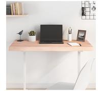 Tabletop Solid Oak 100x60x6 cm Natural Untreated Live Edge Handmade DIY Worktop