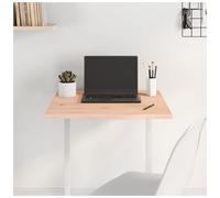 Tabletop Solid Oak 60x60x2cm Untreated Natural Live Edge Handmade 20kg Capacity