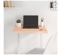 Tabletop Solid Oak 60x60x4cm Natural Untreated Live Edge Handcrafted DIY Project