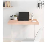 Tabletop Solid Oak 80x40x6cm Untreated Natural Live Edge DIY Replacement Unique