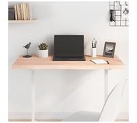 Tabletop Solid Oak Live Edge 100x40x4 cm Untreated Natural Rustic Worktop Dining