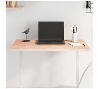 Tabletop Solid Oak Live Edge 80x40x2cm Natural Untreated DIY Dining Top Rustics