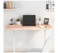 Tabletop Solid Oak Live Edge Natural 100x60x4cm Untreated Wooden Board 11.85kg.