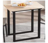 Tabletop Solid Pinewood 80x50x2.5cm Natural Rustic Dining Replacement Easy-Clean
