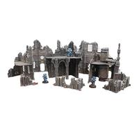 Tabletop Terrain Fabricator's Foundry - Grimdark Sci-Fi Ruins - Modular Sci-Fi Tournament Terrain for Tabletop Wargaming Competitive Ruins 28mm 32mm